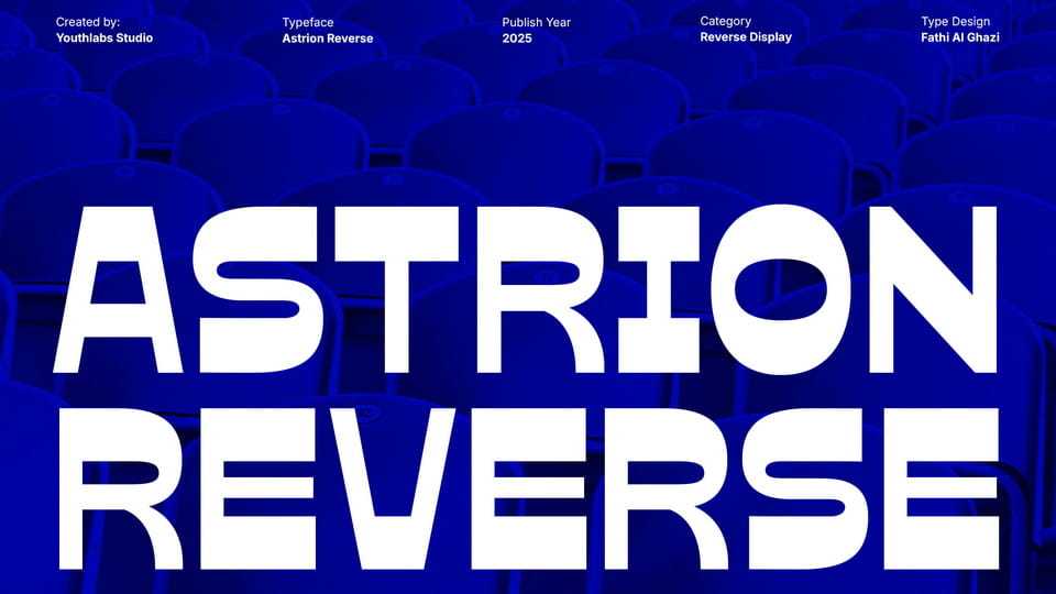 Astrion Reverse Font › Fontesk