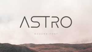 Astro Futuristic Font › Fontesk