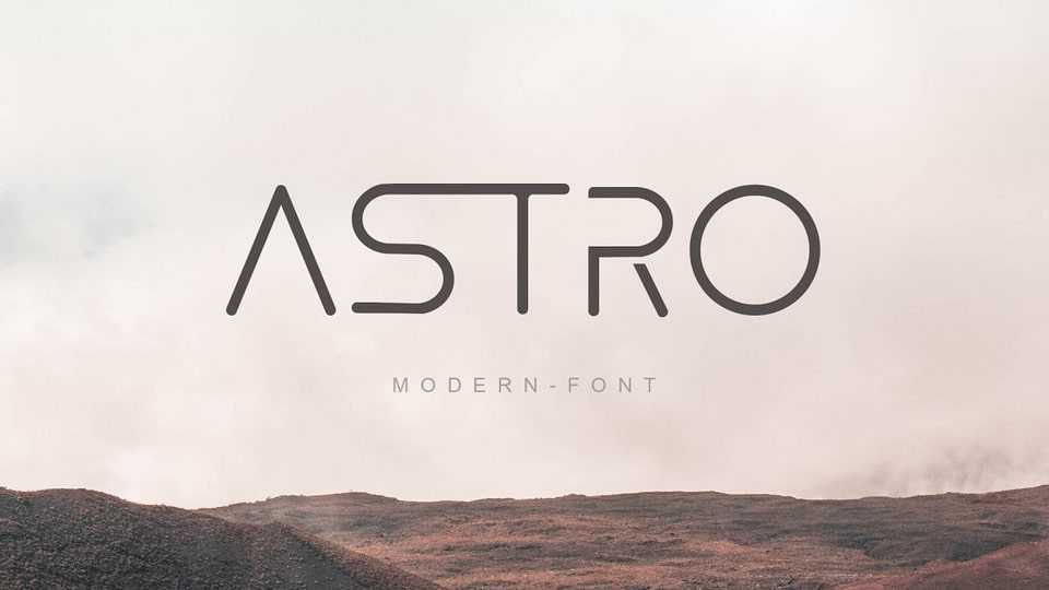 Astro Futuristic Font › Fontesk