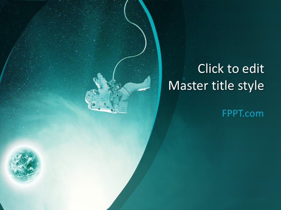 Astronaut PowerPoint Template