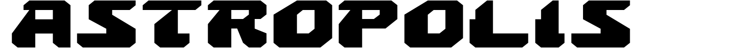 Astropolis Font