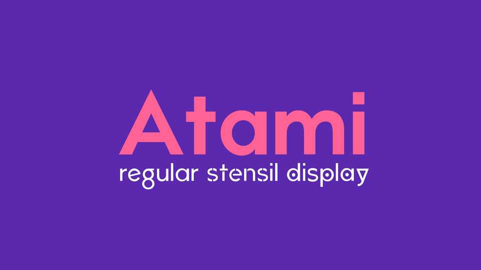 Atami Typeface › Fontesk