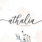 Athalia Script Font