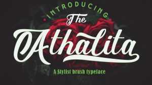 Athalita Script Font › Fontesk