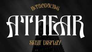 Athear Font › Fontesk