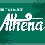 Athena Script Font
