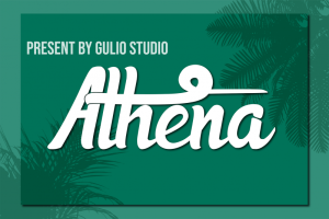 Athena Script Font