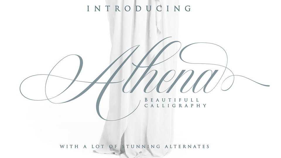 Athena Script Font › Fontesk