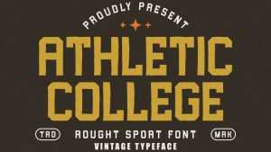 Athletic College Font › Fontesk