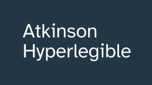 Atkinson Hyperlegible Font Family › Fontesk