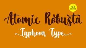 Atomic Robusta Font › Fontesk