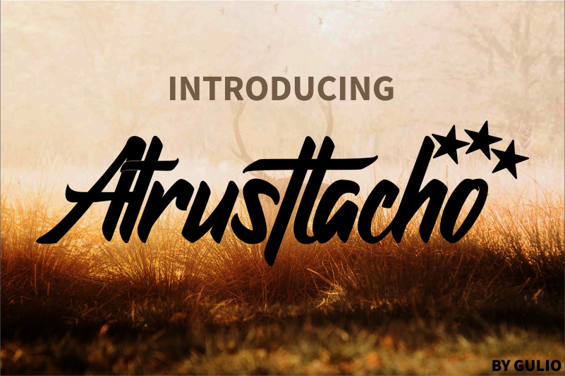 Atrusttacho Awesome Font