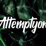 Attemptyon Handwritten Font