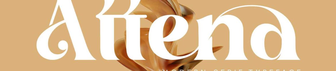 Attena Modern Serif Typeface