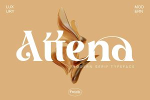 Attena Modern Serif Typeface
