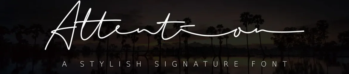 Attention Font