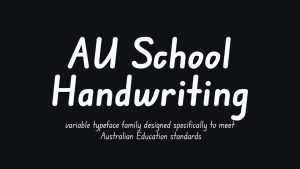 AU School Handwriting Fonts › Fontesk