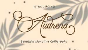 Audrena Script Font › Fontesk
