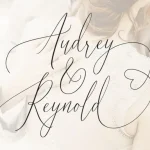 Audrey & Reynold Calligraphy Font