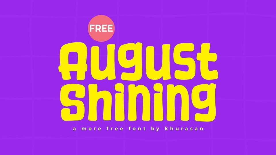 August Shining Font › Fontesk