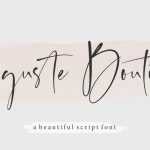 Auguste Boutique Font › Fontesk