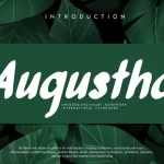 Augustha Display Font