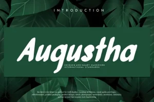 Augustha Display Font