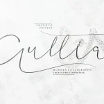 Aullia Modern Calligraphy Font