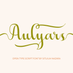 Aulyars Script Font