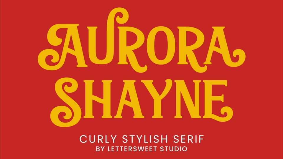Aurora Shayne Font › Fontesk
