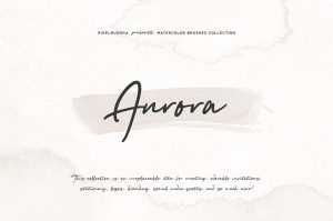 Aurora Watercolor Brushes (ABR)