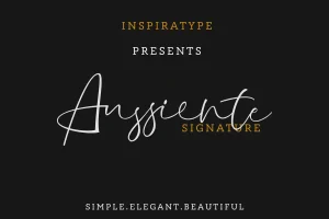 Aussiente Signature Font