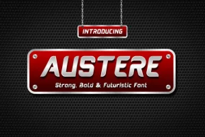 Austere Display Font