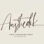 Austhedik Script Font