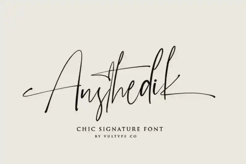 Austhedik Script Font