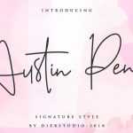 Austin Pen Script Font › Fontesk