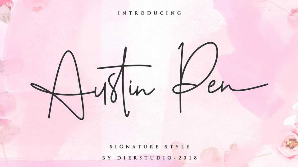 Austin Pen Script Font › Fontesk