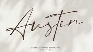Austin Script Font › Fontesk