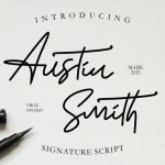 Austin typeface - Fonte Grátis Austin typeface