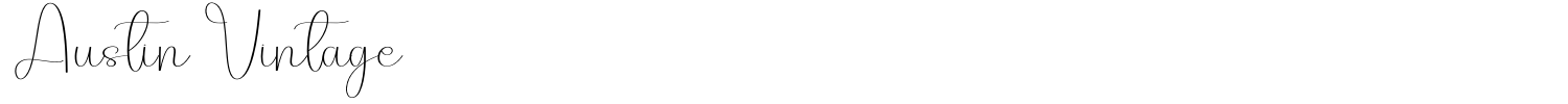 Austin Vintage Font