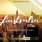 Australia Calligraphy Font