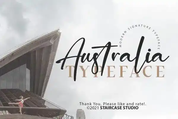 Australia Script Font