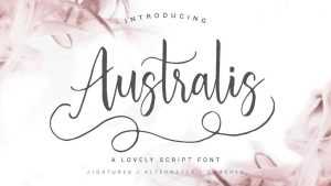 Australis Script Font › Fontesk