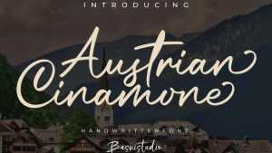 Austrian Cinamone Font › Fontesk