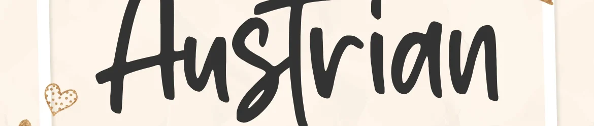 Austrian Font