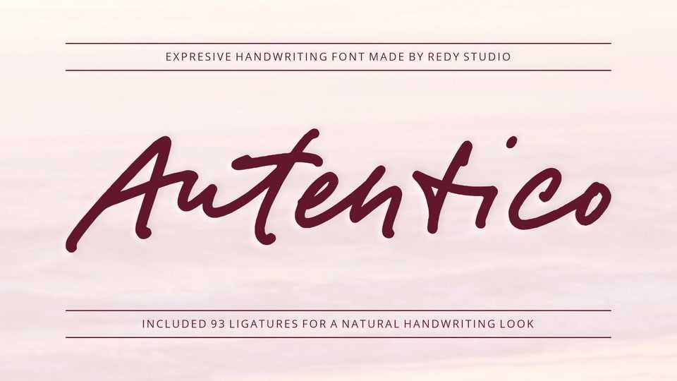 Autentico Font › Fontesk