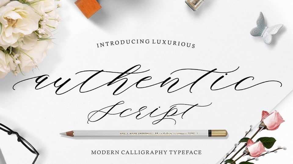Authentic Script Font › Fontesk