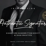Authentic - Signature Script Font