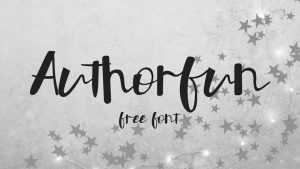 Authorfun Script Font › Fontesk