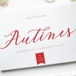 Autines Script Font